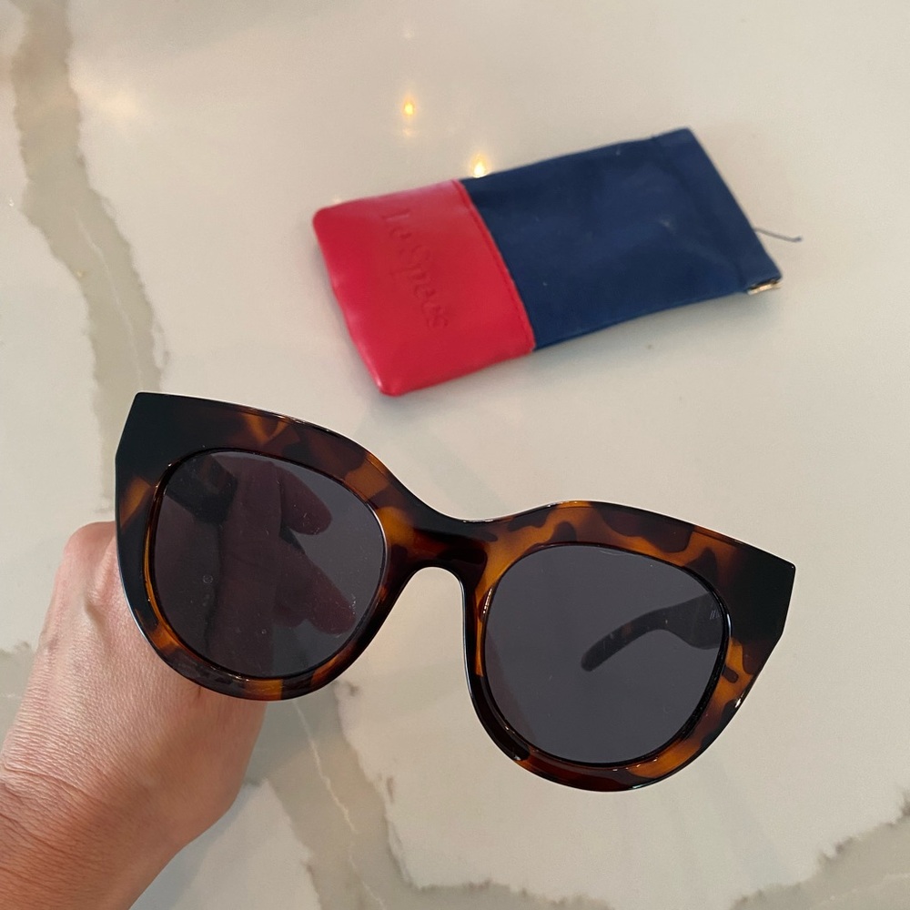 Le Specs Brown Tortoiseshell Sunglasses